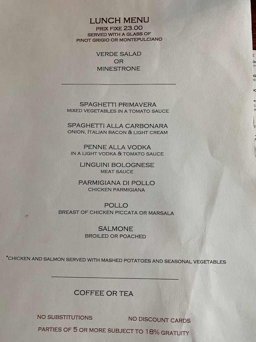Il Violino Menu - Image 4